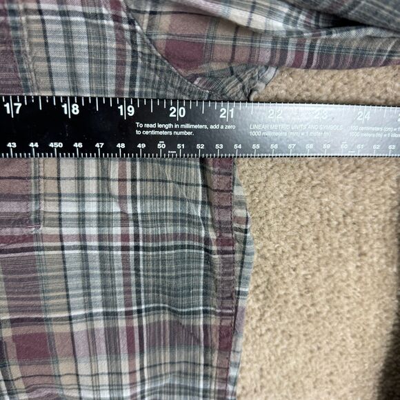 Toad&Co Shirt Mens Size Medium M Gray Plaid Flannel Long Sleeve Organic Cotton - Picture 7 of 13